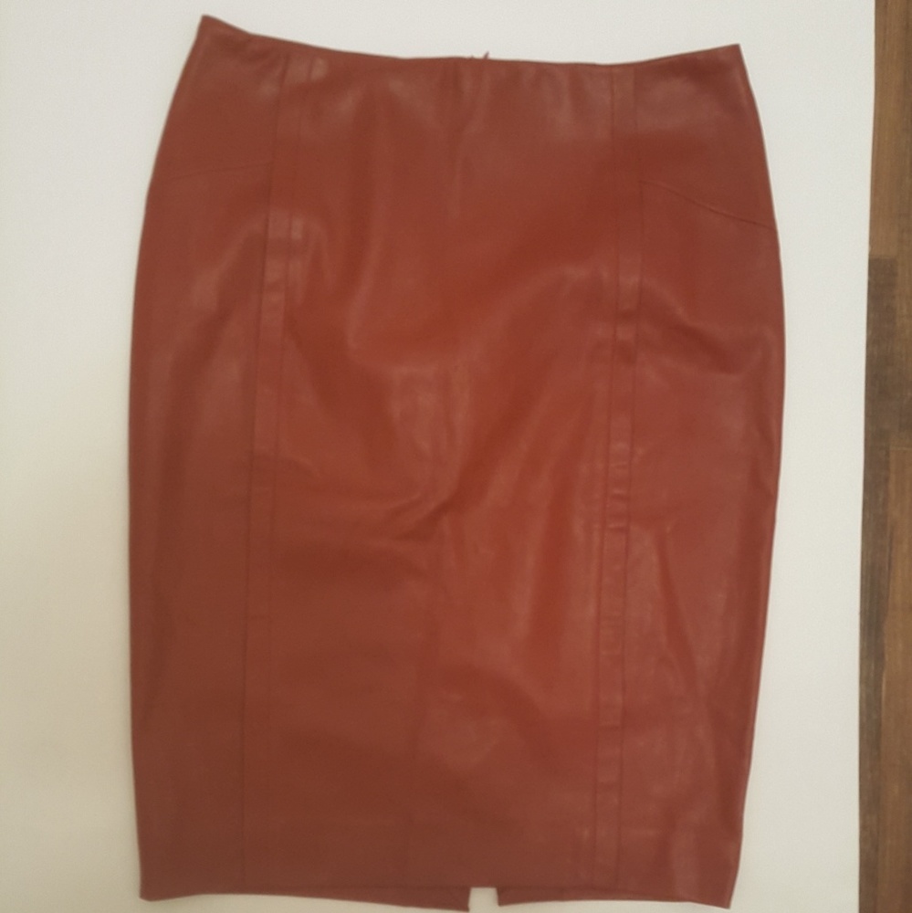 Zara faux leather skirt